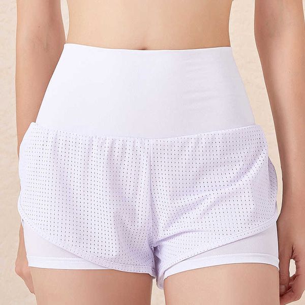 2020 new summer casual breathable mesh patchwork fashion high waist fake two pieces of women's shorts, White;black
2020 new summer casual breathable mesh patchwork fashion high waist fake two pieces of women's shorts, White;black
