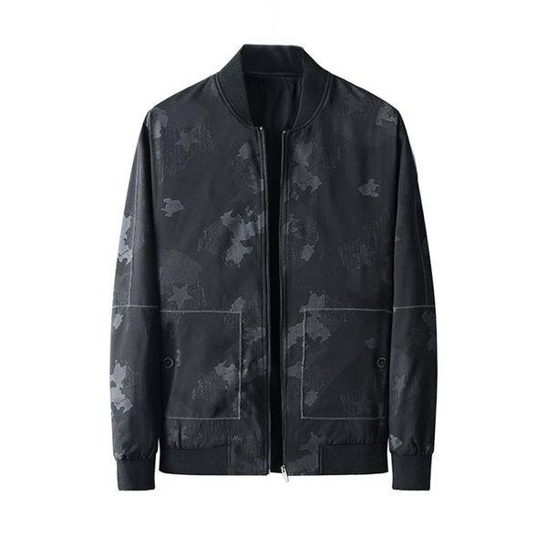 baseball jacket for men's autumn and winter casual solid color camouflage with zipper patchwork rainproof windbreaker, Black;brown
baseball jacket for men's autumn and winter casual solid color camouflage with zipper patchwork rainproof windbreaker, Black;brown