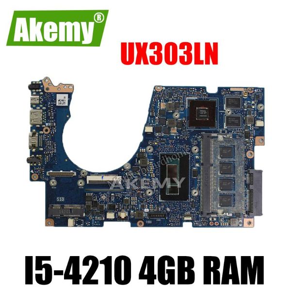 ux303ln motherboard rev2.0 -4210u 4gb for asus ux303 ux303l lapmotherboard ux303ln mainboard
ux303ln motherboard rev2.0 -4210u 4gb for asus ux303 ux303l lapmotherboard ux303ln mainboard