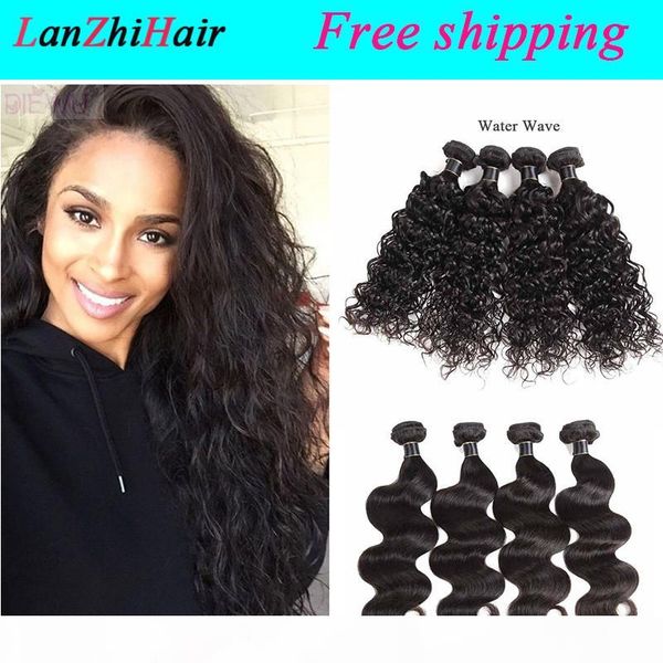 brazilian natural wave hair bundles natural color human hair peruvian indian malaysian virgin human hair body wave weaves extensions, Black
brazilian natural wave hair bundles natural color human hair peruvian indian malaysian virgin human hair body wave weaves extensions, Black