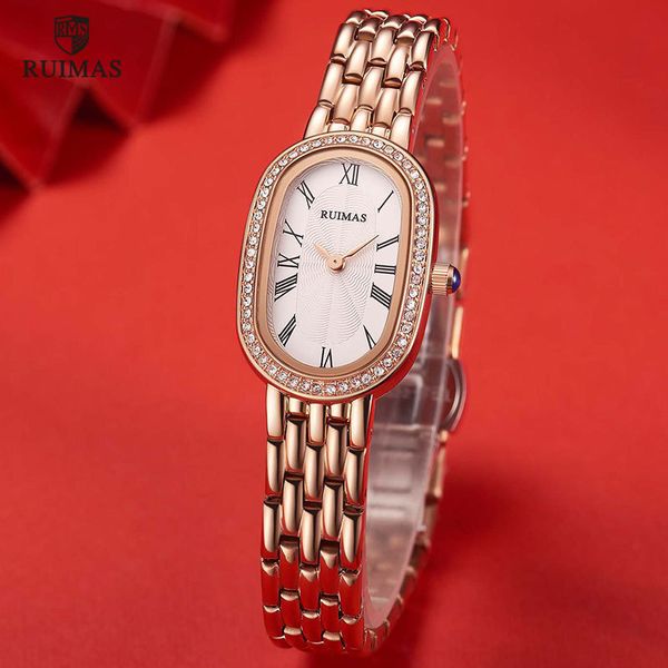 ruimas ladies watches rose gold luxury women bracelet watch female fashion girl stylish quartz wristwatch oval clock relogio 558 t200420, Slivery;brown
ruimas ladies watches rose gold luxury women bracelet watch female fashion girl stylish quartz wristwatch oval clock relogio 558 t200420, Slivery;brown