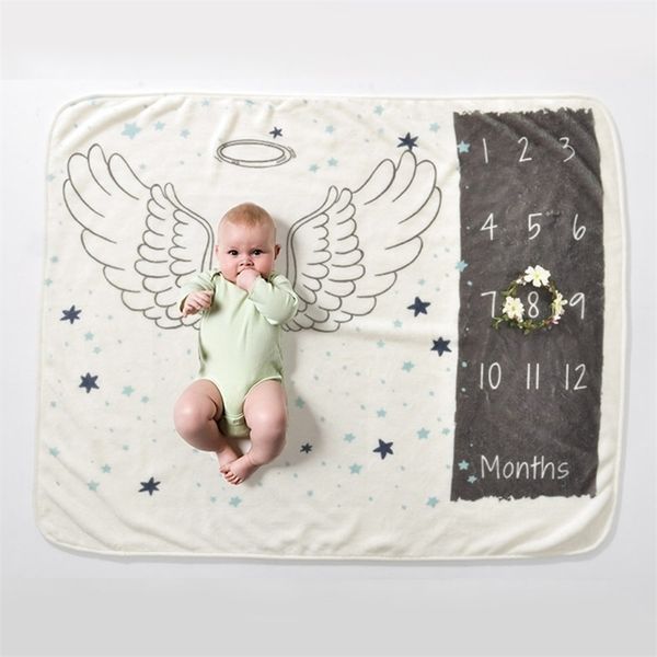 baby blanket newborn monthly growth milestone blanket flannel pgraphy props background cloth printed blanket commemorate rug y201009
baby blanket newborn monthly growth milestone blanket flannel pgraphy props background cloth printed blanket commemorate rug y201009