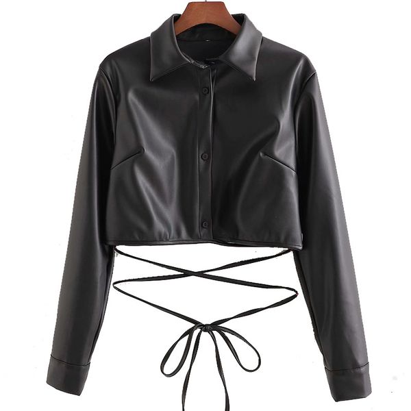 2021 women new fashion retro frenulum pu artificial leather clothing female locomotive lapel single breasted jac, Black
2021 women new fashion retro frenulum pu artificial leather clothing female locomotive lapel single breasted jac, Black