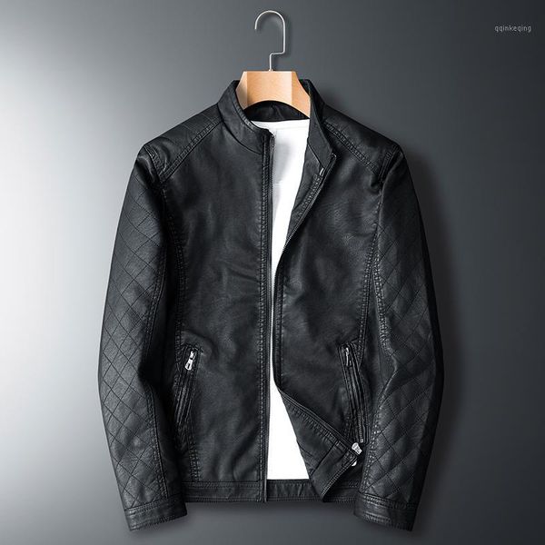 brand mens pu leather jacket autumn winter coat leather jacket male plus velvet fashion soild motorcycle man outerwear1, Black
brand mens pu leather jacket autumn winter coat leather jacket male plus velvet fashion soild motorcycle man outerwear1, Black