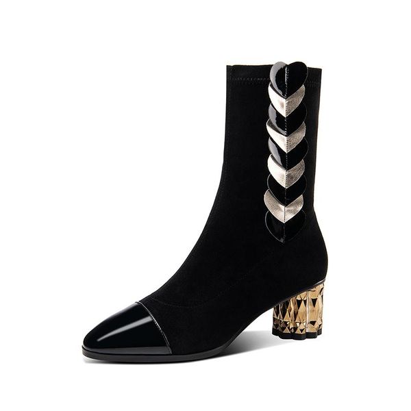 boots est women mid-calf dancing night club shoes woman big size high heels fashion western, Black
boots est women mid-calf dancing night club shoes woman big size high heels fashion western, Black