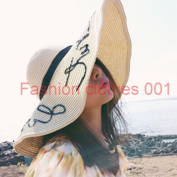 women summer large brim sun hats for women sequins letter do not disturb embroidery folded floppy beach hat bohemia travel cap, Blue;gray
women summer large brim sun hats for women sequins letter do not disturb embroidery folded floppy beach hat bohemia travel cap, Blue;gray