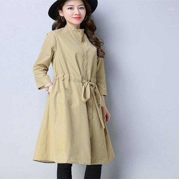 qpipsd korean version of the spring a long paragraph windbreaker female 2020 spring wild collar coat jacket and autumn1, Tan;black
qpipsd korean version of the spring a long paragraph windbreaker female 2020 spring wild collar coat jacket and autumn1, Tan;black