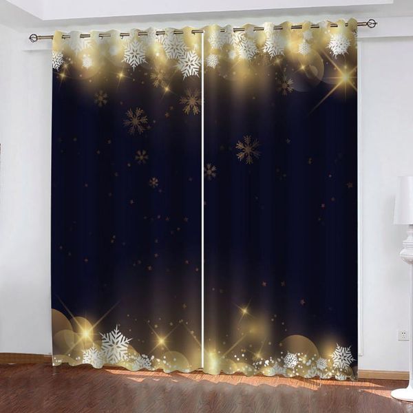 luxury blackout 3d window curtain for living room blue christmas curtains thick shading soundproof windproof curtain
luxury blackout 3d window curtain for living room blue christmas curtains thick shading soundproof windproof curtain