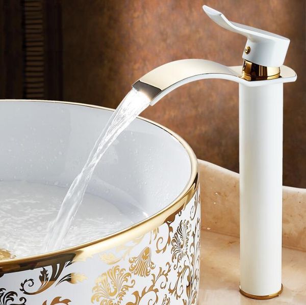 bathroom sink faucets arrivals golden and white color waterfall faucet tall basin mixer tap with cold
bathroom sink faucets arrivals golden and white color waterfall faucet tall basin mixer tap with cold