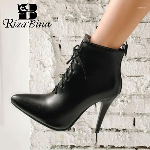 rizabina size 30-43 women ankle boots cross strap thin high heel winter shoes woman pointed toe short boot lady footwear1, Black
rizabina size 30-43 women ankle boots cross strap thin high heel winter shoes woman pointed toe short boot lady footwear1, Black