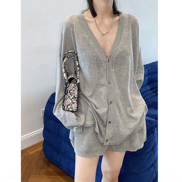 korean women's knitted two-piece suit western style 2020 summer new long-sleeved sunscreen shorts and shorts casual iocp3, Gray
korean women's knitted two-piece suit western style 2020 summer new long-sleeved sunscreen shorts and shorts casual iocp3, Gray