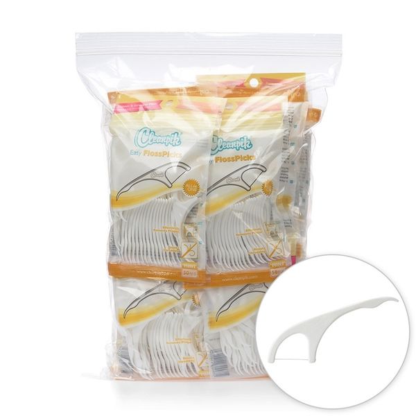 dental flosser round solid line thin curved flat end can be used as toothpick 50 pieces/bag/set*10
dental flosser round solid line thin curved flat end can be used as toothpick 50 pieces/bag/set*10