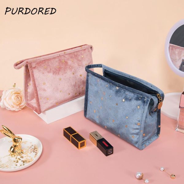 cosmetic bags & cases purdored 1 pc fashion women bag zipper gold star velvet makeup soft female travel make up pouch beauty case
cosmetic bags & cases purdored 1 pc fashion women bag zipper gold star velvet makeup soft female travel make up pouch beauty case