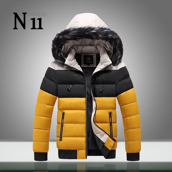 2020 new men's winter fitness jacket fashion parka coat men's fur collar casual hooded jacket windbreaker hiking hunting, Black
2020 new men's winter fitness jacket fashion parka coat men's fur collar casual hooded jacket windbreaker hiking hunting, Black