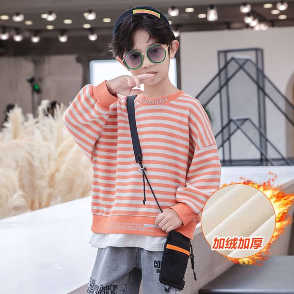 plush thickened sweater new 2020 middle and large children's fashion winter clothing boys' leisure warm mly9, Black
plush thickened sweater new 2020 middle and large children's fashion winter clothing boys' leisure warm mly9, Black
