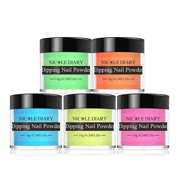 nicole diary fluorescent neon acrylic dip nail powder gradient dipping pigment glitter glow in dark manicuring nail a jllito, Silver;gold
nicole diary fluorescent neon acrylic dip nail powder gradient dipping pigment glitter glow in dark manicuring nail a jllito, Silver;gold