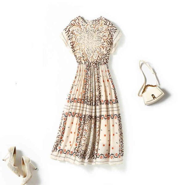 casual dresses contrast bat sleeve silk printing breathable summer women's dress mulberry big pendulum fairy skirt small broken flower, Black;gray
casual dresses contrast bat sleeve silk printing breathable summer women's dress mulberry big pendulum fairy skirt small broken flower, Black;gray