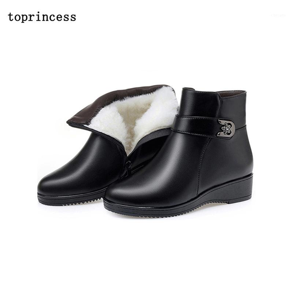 bn05 incess wool lined leather ankle boots women shoes with furry fur zipper round toe plush winter platform snow warm boots1, Black
bn05 incess wool lined leather ankle boots women shoes with furry fur zipper round toe plush winter platform snow warm boots1, Black