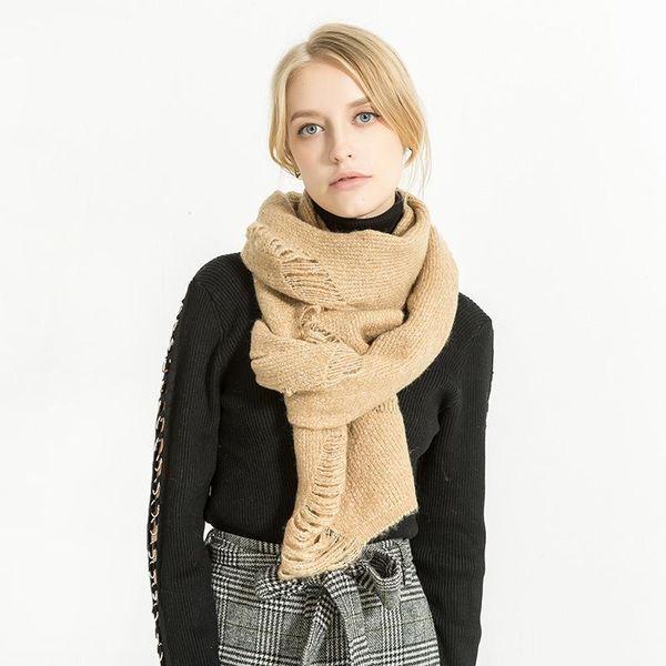autumn and winter new fashion knitted wool scarf solid color hollow hole wool warm women's scarf neck, Blue;gray
autumn and winter new fashion knitted wool scarf solid color hollow hole wool warm women's scarf neck, Blue;gray