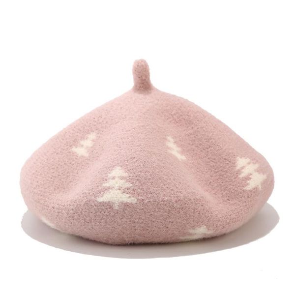 women christmas tree print pumpkin hat charm vintage wool beret fashion girl autumn and winter wild beret new cute warm gift, Blue;gray
women christmas tree print pumpkin hat charm vintage wool beret fashion girl autumn and winter wild beret new cute warm gift, Blue;gray