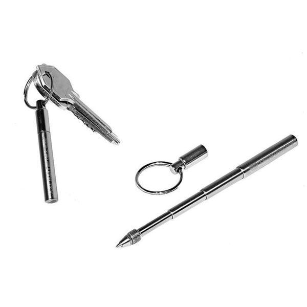 new portable telescoping tool pen metal key ring tool creative telescoping stainless steel pen keychain ergonomic ball point
new portable telescoping tool pen metal key ring tool creative telescoping stainless steel pen keychain ergonomic ball point