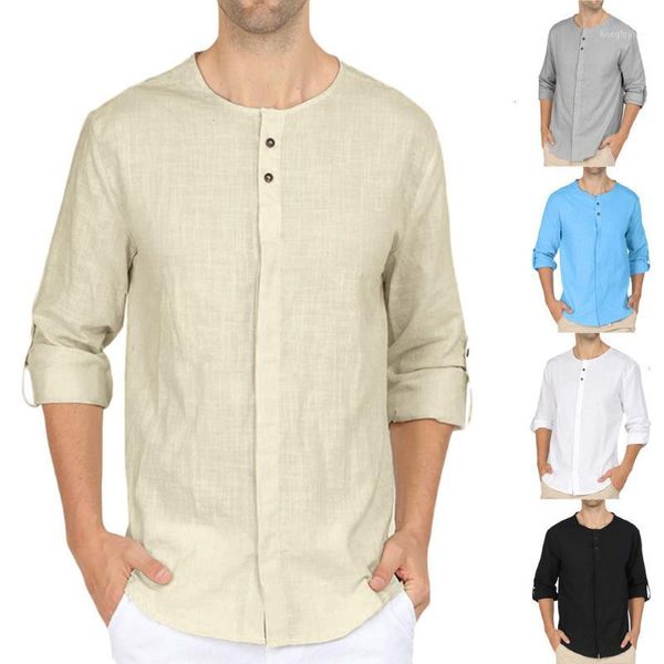 new 2019 men long sleeve shirts male autumn-fit men's fashion baggy cotton blend solid color long sleeve round neck shirts s-2xl1, White;black
new 2019 men long sleeve shirts male autumn-fit men's fashion baggy cotton blend solid color long sleeve round neck shirts s-2xl1, White;black