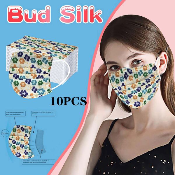 10pc flower designer disposable maskfashion mondmaskers masque de protection breathable mask for face mascherine
10pc flower designer disposable maskfashion mondmaskers masque de protection breathable mask for face mascherine