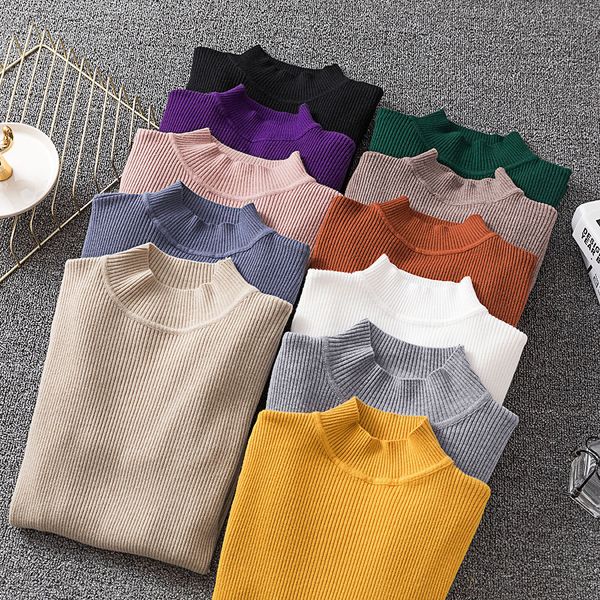 borisovich women casual pullovers sweaters new 2019 autumn and winter fashion knitted turtleneck female jumper sweater n1533, White;black
borisovich women casual pullovers sweaters new 2019 autumn and winter fashion knitted turtleneck female jumper sweater n1533, White;black