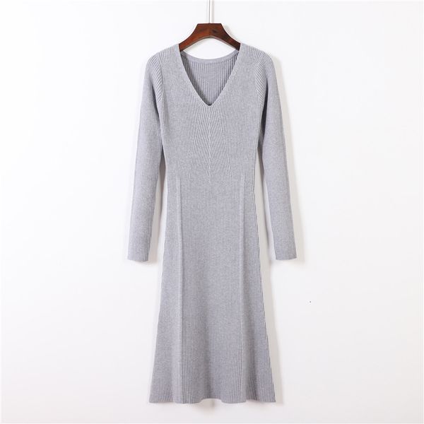 2021 new short v-neck thick sweater women autumn winter basic slim knit female mini bottoming dress ztmm, Black;gray
2021 new short v-neck thick sweater women autumn winter basic slim knit female mini bottoming dress ztmm, Black;gray