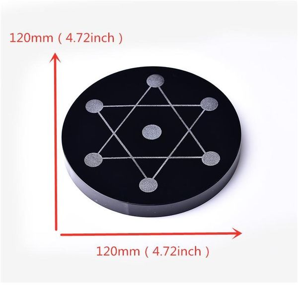 natural obsidian seven star plate 12cm stone home decoration reiki energy stone glass decoration healing stone orname qylfia, Black
natural obsidian seven star plate 12cm stone home decoration reiki energy stone glass decoration healing stone orname qylfia, Black