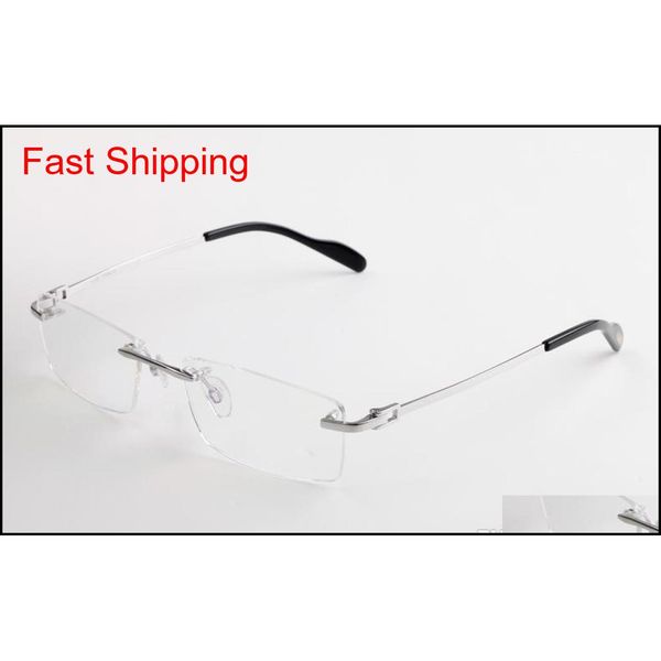 spliced spectacle frame designer eyeglasses rectangle rimless men eyeware frames flexible optical vintag qylxwo new_dhbest 
spliced spectacle frame designer eyeglasses rectangle rimless men eyeware frames flexible optical vintag qylxwo new_dhbest