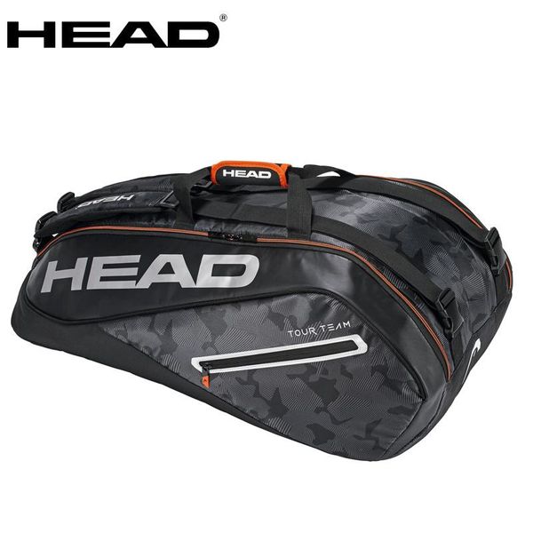 outdoor bags 2021 genuine head tour team tennis bag for men women backpack 6-9 racket