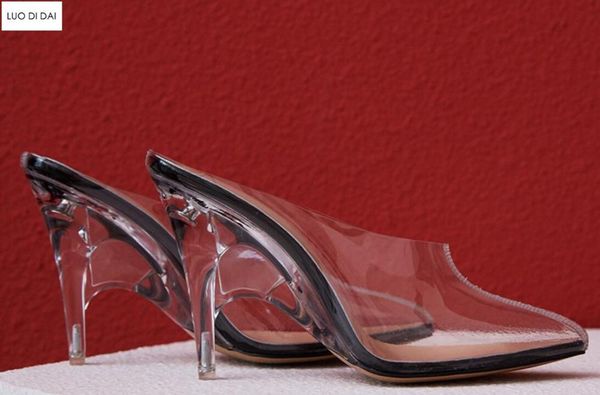 dress shoes 2021 women pvc high heels clear heel party point toe pumps slip on wedding crystal sandals, Black
dress shoes 2021 women pvc high heels clear heel party point toe pumps slip on wedding crystal sandals, Black