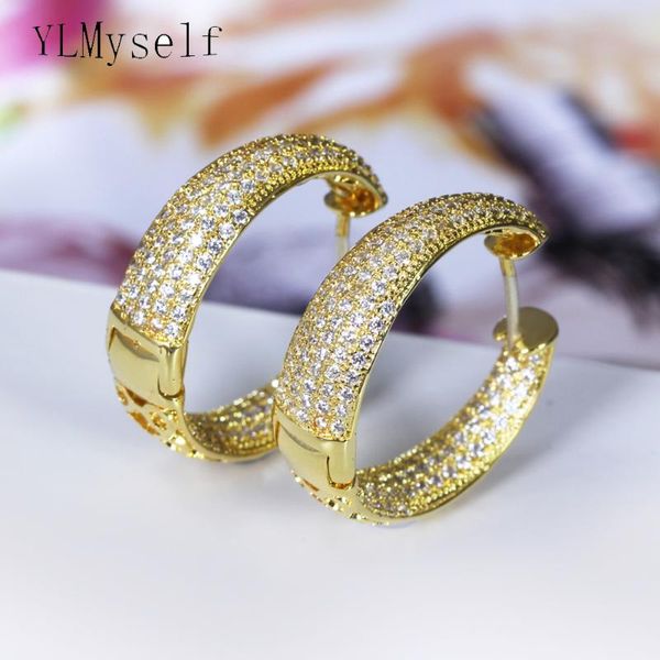 micro pave zircon crystal hoop earrings jewelry copper jewellery fast shipping circle round earring for women, Golden;silver
micro pave zircon crystal hoop earrings jewelry copper jewellery fast shipping circle round earring for women, Golden;silver