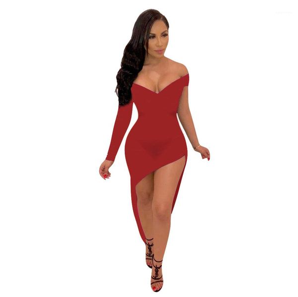 neck dress one shoulder long sleeve irregular slim fit dresses ladies summer clothing women v, Black;gray
neck dress one shoulder long sleeve irregular slim fit dresses ladies summer clothing women v, Black;gray