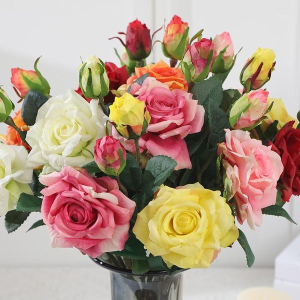2 heads real touch rose artificial flowers for wedding home party decoration latex rose fake flower wedding flower1
2 heads real touch rose artificial flowers for wedding home party decoration latex rose fake flower wedding flower1