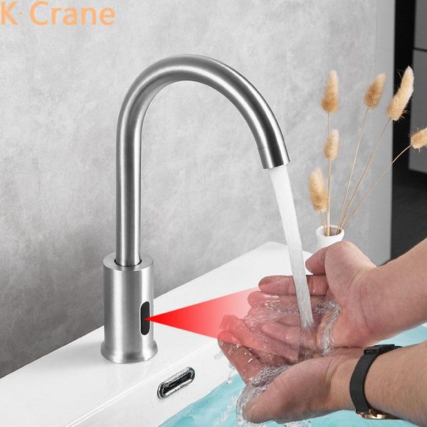 touchless faucet bathroom infrared motion sensor tap basin sink smart induction grifo washbasin deck mount automatic taps musluk
touchless faucet bathroom infrared motion sensor tap basin sink smart induction grifo washbasin deck mount automatic taps musluk
