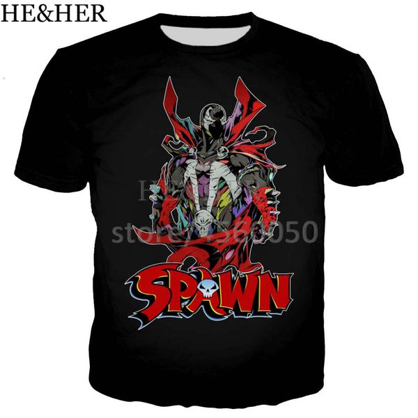 spawn movie anti-hero hell badass tide novelty 3d print shirts harajuku graphic hippie men clothing