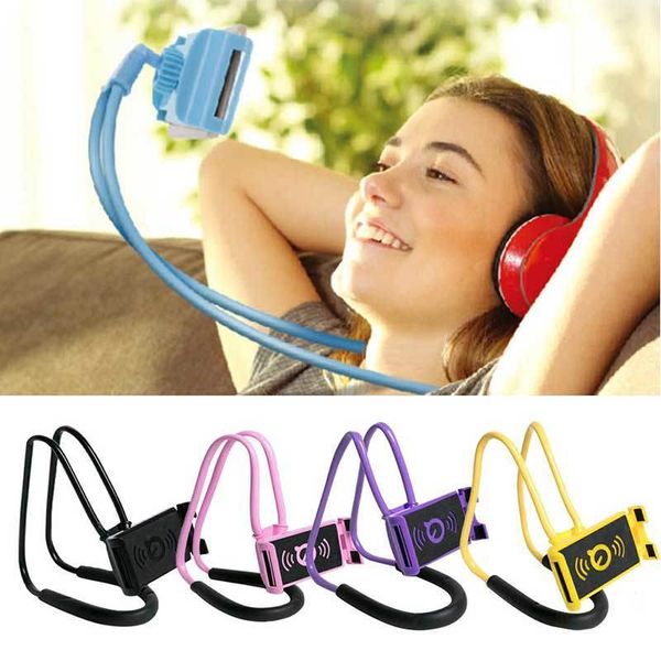 360 degree rotating lazy bracket holder desk stand hanging on neck flexible non-slip mobile phone selfie support
360 degree rotating lazy bracket holder desk stand hanging on neck flexible non-slip mobile phone selfie support