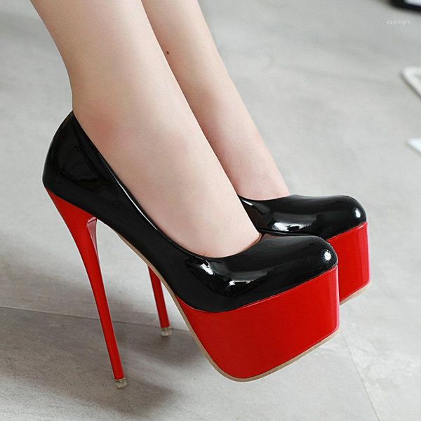 dress shoes plus size 35-42 2021 summer women's pumps comfortable party club woman sky high heels female platform brand footwear1, Black
dress shoes plus size 35-42 2021 summer women's pumps comfortable party club woman sky high heels female platform brand footwear1, Black