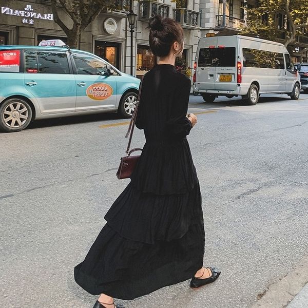 0o4pm black slim dressunderpants dress sleeve dress 2020 french style waist platycodon long skirt skirt temperament goddess bottom closing u, Black;gray
0o4pm black slim dressunderpants dress sleeve dress 2020 french style waist platycodon long skirt skirt temperament goddess bottom closing u, Black;gray