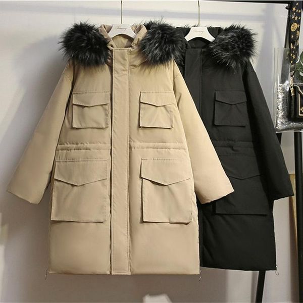 plus size -5xl tooling cotton parka women winter coat fur collar hooded jacket female thick warm outerwear 100kg can wear g8351, Black
plus size -5xl tooling cotton parka women winter coat fur collar hooded jacket female thick warm outerwear 100kg can wear g8351, Black