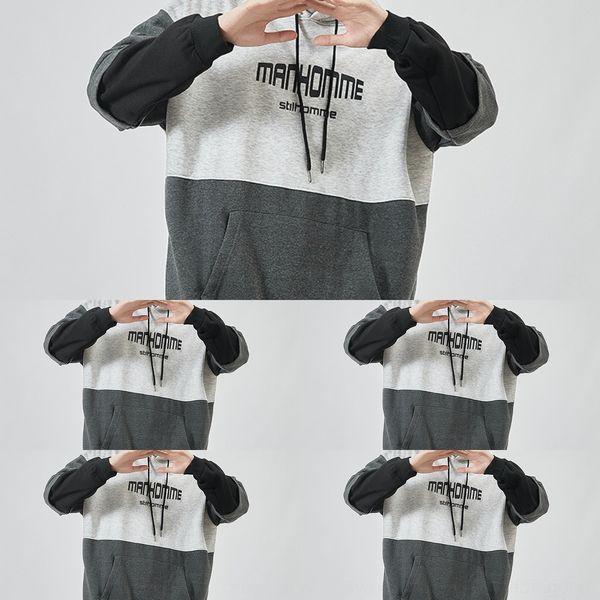 ojpel тенденции осень новый мужской моды 20 рыхлый большой случайный sweaternew с капюшоном поддельные из двух частей 20 осень свитер сплайс, Black
ojpel тенденции осень новый мужской моды 20 рыхлый большой случайный sweaternew с капюшоном поддельные из двух частей 20 осень свитер сплайс, Black