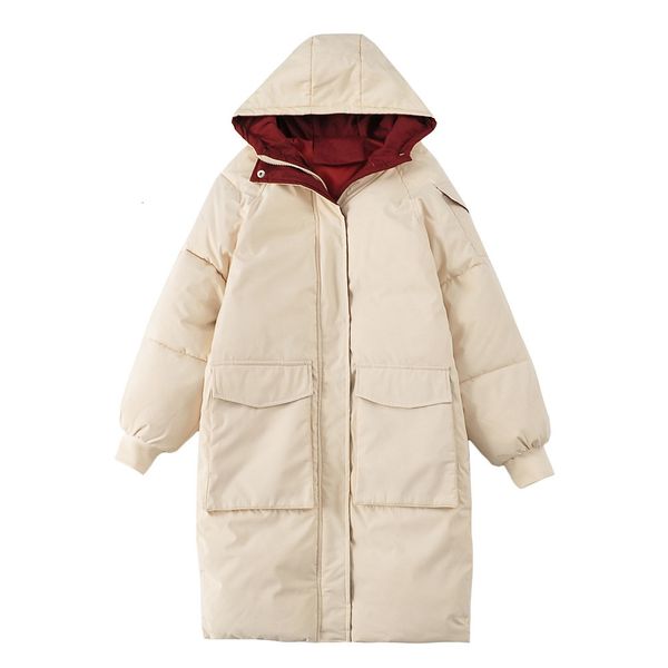 2021 new leisure cotton-padded clothes contracted long winter double pocket hooded with thick loose layout package service rndx, Black
2021 new leisure cotton-padded clothes contracted long winter double pocket hooded with thick loose layout package service rndx, Black