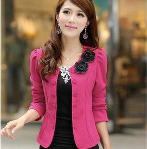 women blazer korean version of self-cultivation fashion suit jacket feminine temperament double-breasted suit jacket woman, White;black
women blazer korean version of self-cultivation fashion suit jacket feminine temperament double-breasted suit jacket woman, White;black
