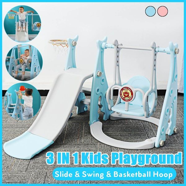 3 in 1 children's sliding board seesaw home kids playground plastic slide basketball toy set indoor kindergarten swing for child 1018
3 in 1 children's sliding board seesaw home kids playground plastic slide basketball toy set indoor kindergarten swing for child 1018