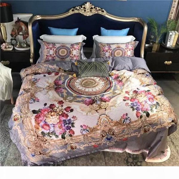 europe royal big flowers pattern new design 2019 100% cotton wedding king size 4pcs blue bedding sets
europe royal big flowers pattern new design 2019 100% cotton wedding king size 4pcs blue bedding sets