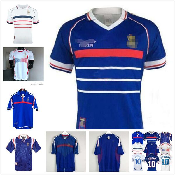 1998 2002 france retro vintage zidane henry maillot soccer jerseys 1996 2004 football jerseys shirt trezeguet away finals 2006 white 2000, Black
1998 2002 france retro vintage zidane henry maillot soccer jerseys 1996 2004 football jerseys shirt trezeguet away finals 2006 white 2000, Black