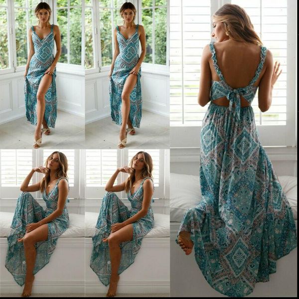 bohemian women summer v neck boho long maxi dress night club party beach sundress new fashion female long dress, Black;gray
bohemian women summer v neck boho long maxi dress night club party beach sundress new fashion female long dress, Black;gray