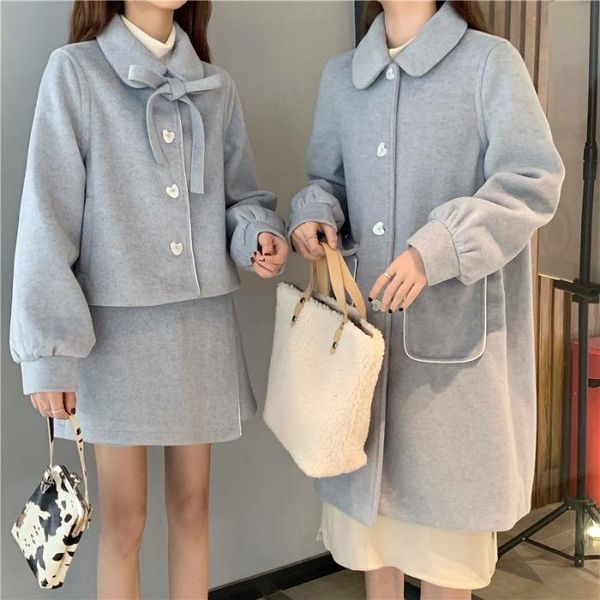 women's jackets autumn/winter 2021 korean mid-length loose and gentle wind woolen coat, small temperament coat women, Black;brown
women's jackets autumn/winter 2021 korean mid-length loose and gentle wind woolen coat, small temperament coat women, Black;brown